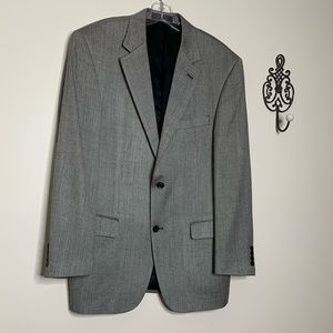 100% Silk Herringbone Sportcoat by Andrew Fezza